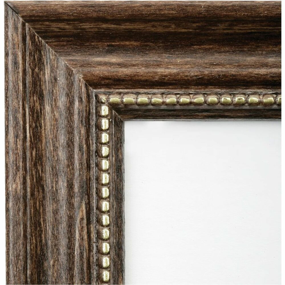 NSN4195322 - Preserve and Protect Your Certificates/Pictures/Art with a Value Priced High Quality Frame. Traditional ready-made 3/4" walnut molding with a gold bead trim. Includes glass, beveled white mat board, back, and staples. Quick & easy insertion of document, mounts on wall with preinstalled hangers either vertically or horizontally. The moulding is made in North Carolina of solid hardwood grown in the southeast United States.