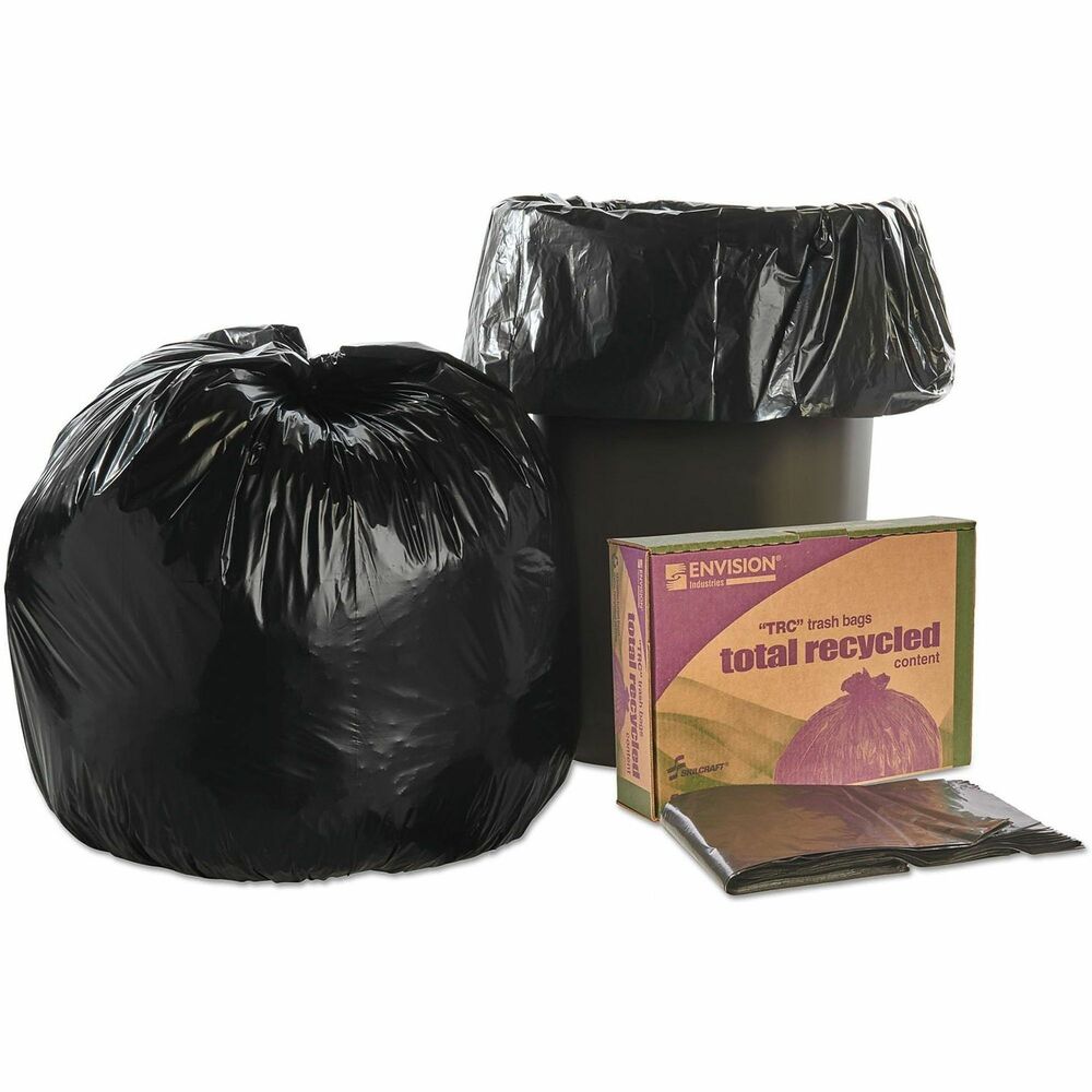 NSN3862290 - Puncture- and tear-resistant linear low density bags are made from recycled resins. Liners stand up to heavy workloads while minimizing input of resins into our waste systems. 