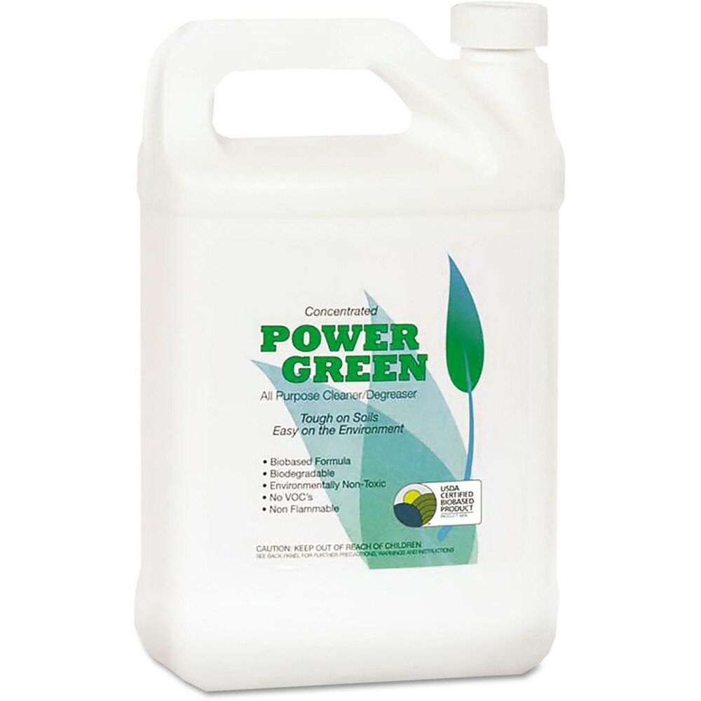 NSN3738848 - Use to clean virtually anything. Concentrated cleaner/degreaser can be diluted to suit specific cleaning jobs or use at full strength for heavy cleaning. Nonhazardous, nonflammable. Cost-effective and environmentally preferable. Contains no VOCs. 68% bio-based. Certified USDA Biopreferred.