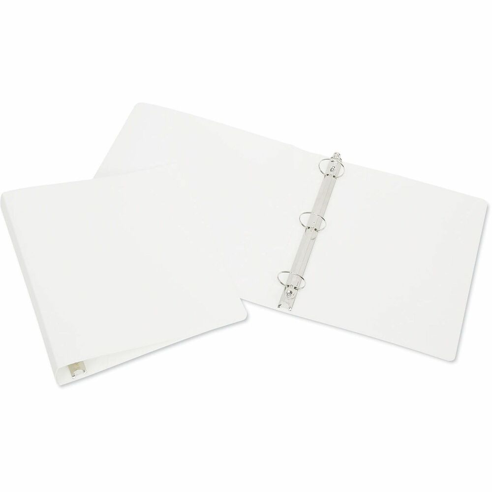 NSN4841761 - This high-quality three ring polyethylene binder is durable and lightweight and has nickel-plated ring mechanisms. It can resist grease and scuffmarks. The double opening and closing boosters provide extra security for your documents.