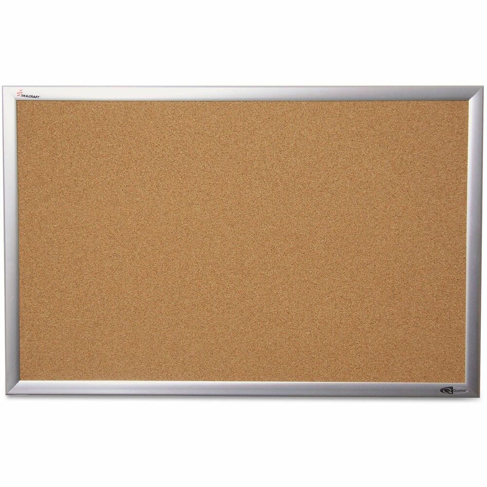 NSN4840007 - Keep important information on display. Self-healing cork surface won't show pin holes. Great for posting documents and photos. May be mounted vertically or horizontally.