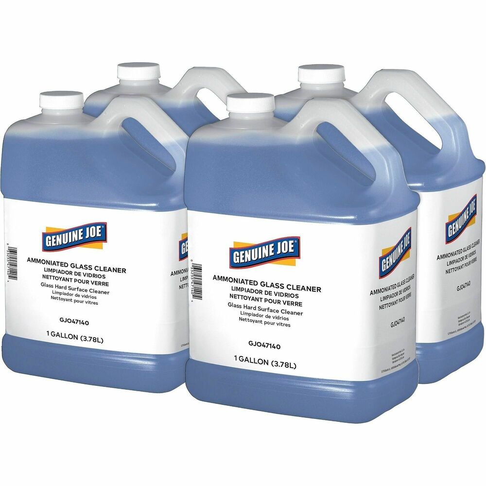 GJO47140 - Effectively clean glass and mirrored surfaces with this Ammoniated Glass Cleaner. Specialty cleaner leaves surfaces clean, streak-free and spot-free.