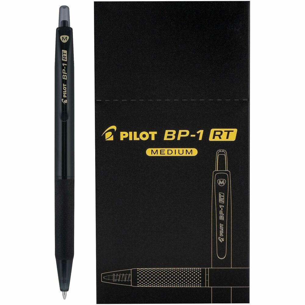 PIL21634 - BP-1 RT by Pilot is the new standard for affordable excellence. These pens are engineered with Pilot's trusted premium, stainless-steel tip and superior ballpoint ink formula for smooth, skip-free writing. Specially designed pens deliver clean, consistent lines from the first word to the last. Built-in grip provides comfort during extended writing. Start writing with a simple, satisfying click. Versatile pens are ideal for everyday use for work, school or at home.Rebate: $15 Visa Gift Car w $50 Pilot Pen Purchase View Rebate Details