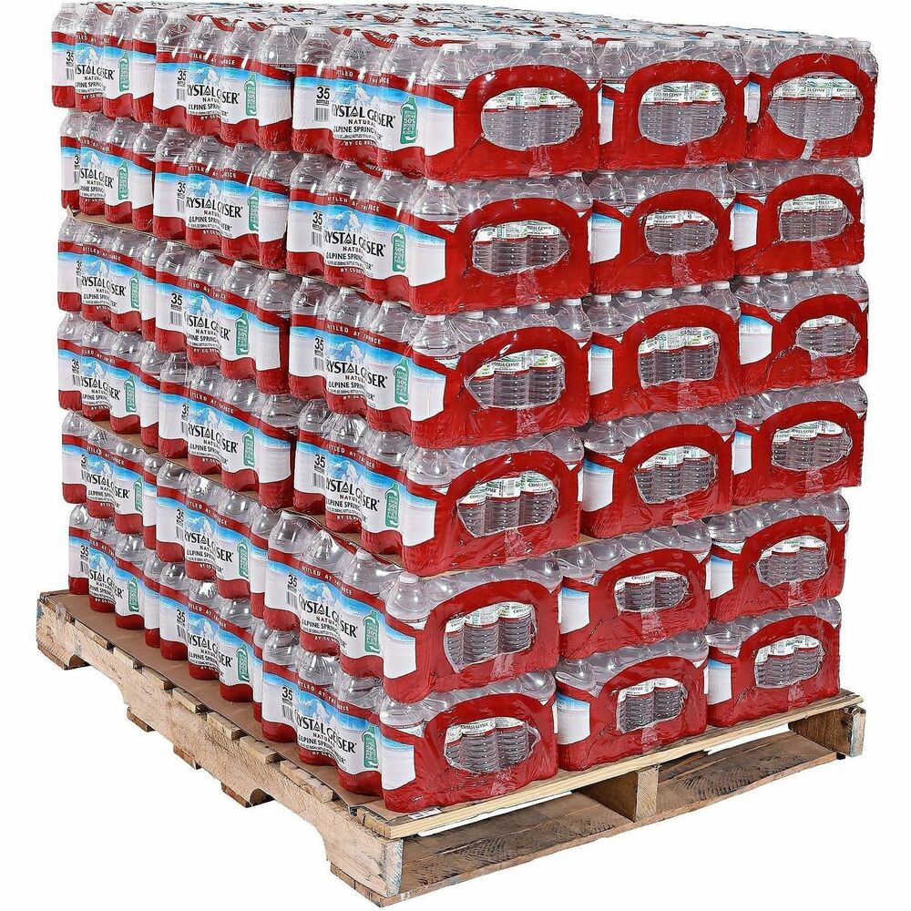 CGW35001PL - Alpine Spring water is only bottled at the water's source ensuring its freshness, quality and taste. Other bottled waters are typically purified tap water, highly processed and flavored with added minerals. This water is captured directly at authentic natural springs. Each bottle holds 16.9 oz. of natural spring water for a size that is easy to carry while you're on-the-go. Both the bottles and caps are 100 percent PET recyclable. The packaging is also 100 percent recyclable.