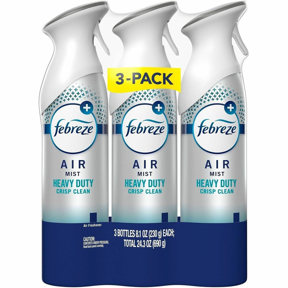 PGC20561 - Air refresher features a heavy-duty formula that contains twice the odor-eliminating power to replace tough odors with the invigorating blend of lemony verbena, crisp cucumber and cooling notes. Its special odor neutralizers bind to airborne malodors to reduce and neutralize their pH value for complete freshness. Natural propellant delivers a continuous flow of freshness without VOCs for safe use. Air refresher is perfect for clearing away odors from everyday pet and bathroom smells to stubborn smoke and leftover cooking odors.