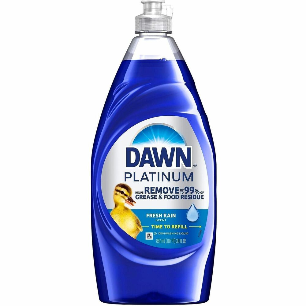 PGC22230 - Grease doesn't stand a chance with Dawn Platinum. It's strong, tough on grease and melts away stubborn messes with ease. This powerful dish soap removes 99-percent of grease and food residue with less scrubbing. That's because it attracts grease like a magnet to give you a squeaky clean feel that you can see and feel. From crusty casserole dishes to grimy skillets, Dawn dishwashing liquid is a household essential that leaves all your dishes looking spotless and shiny. And, it's a versatile whole-house cleaner - from cookware to grills, tire rims, and outdoor furniture. This dish soap liquid tackles grease wherever it tries to hide. Tough on grease yet designed to be gentle on hands, Dawn is trusted by wildlife rescue workers to safely clean animals impacted by oil spills. See for yourself why Dawn is The Better Grease Getter.