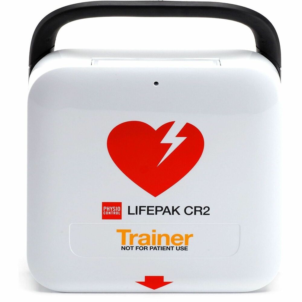 AER11250000162 - The LIFEPAK CR2 AED Trainer provides realistic training in the use of the LIFEPAK CR2 AED without the actual charge and discharge of electrical energy .Designed to simulate the appearance of the LIFEPAK CR2, the Trainer simulates its actual operation using the same simple user interface. Pre-set demos can be programmed for fully automatic or semi-automatic mode to enable a quick demonstration of the key LIFEPAK CR2 features, as well as the benefits of cprINSIGHTanalysis technology.Dynamic and versatile training toolFully customizable scenariosClearVoice technologyDevice realismThe Trainer guides users through simulated analysis, energy delivery and prompted CPR intervals with CPR coaching, even automatically delivering email notifications via Wi-Fi through LIFELINKcentral AED program manager when the device is in use and the pads are placed. Like the LIFEPAK CR2, the Trainer uses ClearVoice technology to enable voice prompts to be heard clearly even in noisy environments for clear instruction.Programmable scenariosAll of the functions of the Trainer are programmable to simulate the full range of scenarios users might encounter during "real life" use of the LIFEPAK CR2 AED. The Trainer provides two fully configurable scenarios that are completely customized using a setup screen and can be updated on the go for maximum flexibility.Email notificationsThe LIFEPAK CR2 Trainer demo app can be used to set up automatic email notifications or send manual email notifications via Bluetooth from any Windows, Android or IOS mobile device. This app simulates the automatic email notifications provided when a LIFEPAK CR2 is managed by LIFELINKcentral AED program manager.Simple and affordableThe Trainer detects when pressure is placed on the QUIK-STEP training electrodes and automatically advances through the scenario, eliminating the need for a remote control. A pause button on the unit enables stopping an in-progress scenario as needed. Plus, the trainer is costeffective. Not only is it powered by four standard D-cell batteries, but the electrodes are affordable and reusable, simulating the rapid-access QUIK-STEP defibrillation ECG electrodes unique to the LIFEPAK CR2 AED.