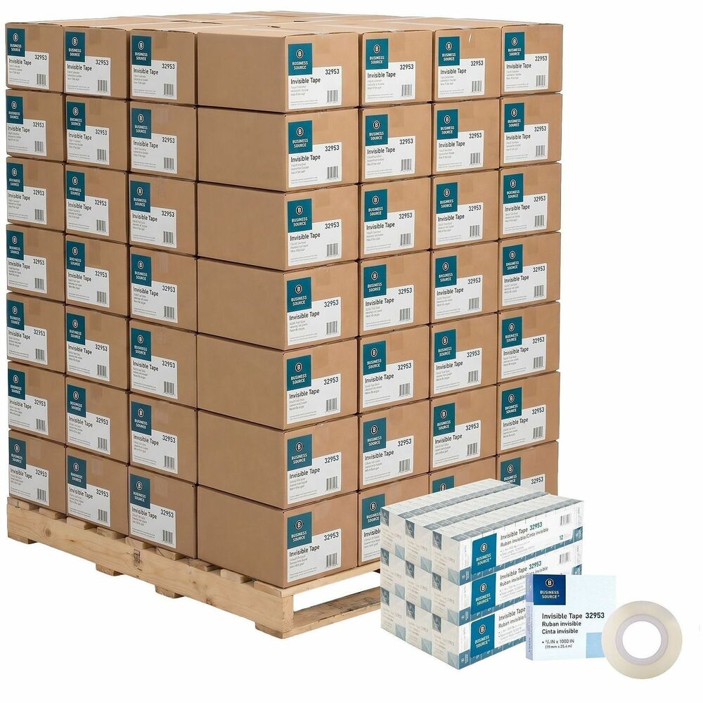 BSN32953PL - Premium invisible tape is ideal for mending, splicing and holding. Tape accepts writing of ink, pencil and marker. 1" core design fits in most desk dispensers. Tape is practically invisible on most surfaces. Tape is photo-safe.