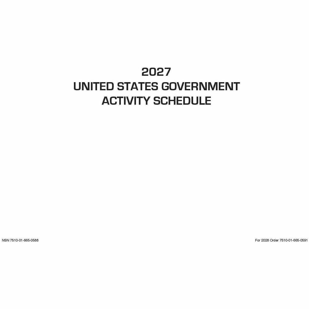 UCR6650588 - Activity schedule helps keep you on task throughout the year. Flip-style monthly calendar offers a one-page-per-two-month format that includes ruled daily blocks, a special small section for "notes," and past and future months reference. Activity schedule pages are saddle-stitched.