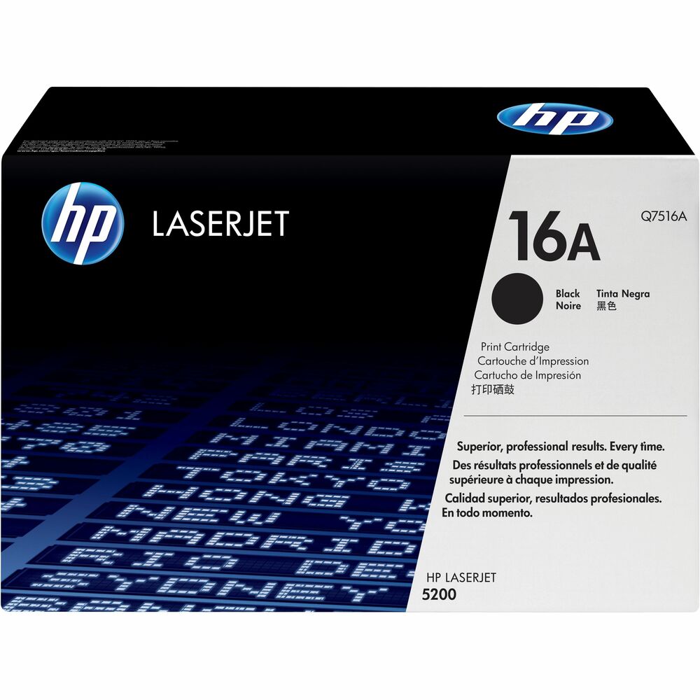 HEWQ7516A - Toner cartridge is designed for use with Hewlett-Packard LaserJet 5200 Series. Cartridge yields approximately 12,000 pages. More from the Manufacturer