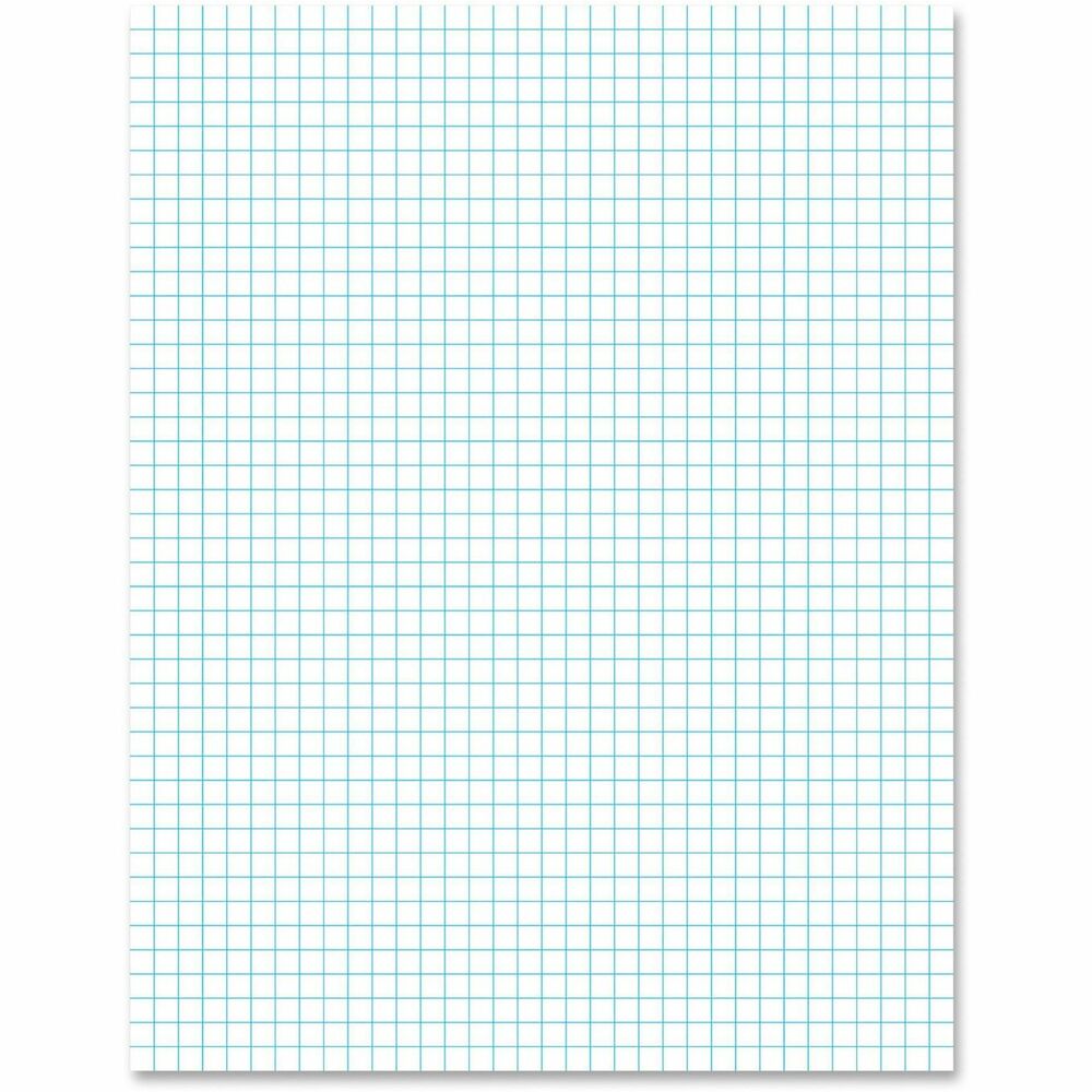 TOP22000 - Quadrille pad is printed on two sides in nonreproducible blue ink so you can align your figures, copy and create a graph-free presentation. Ideal for drafting, plotting and scale drawings. Lines won't smudge or reproduce. 20 lb. white ledger paper in pad accepts porous inks better than lower grades of paper. Pad contains 50 sheets.