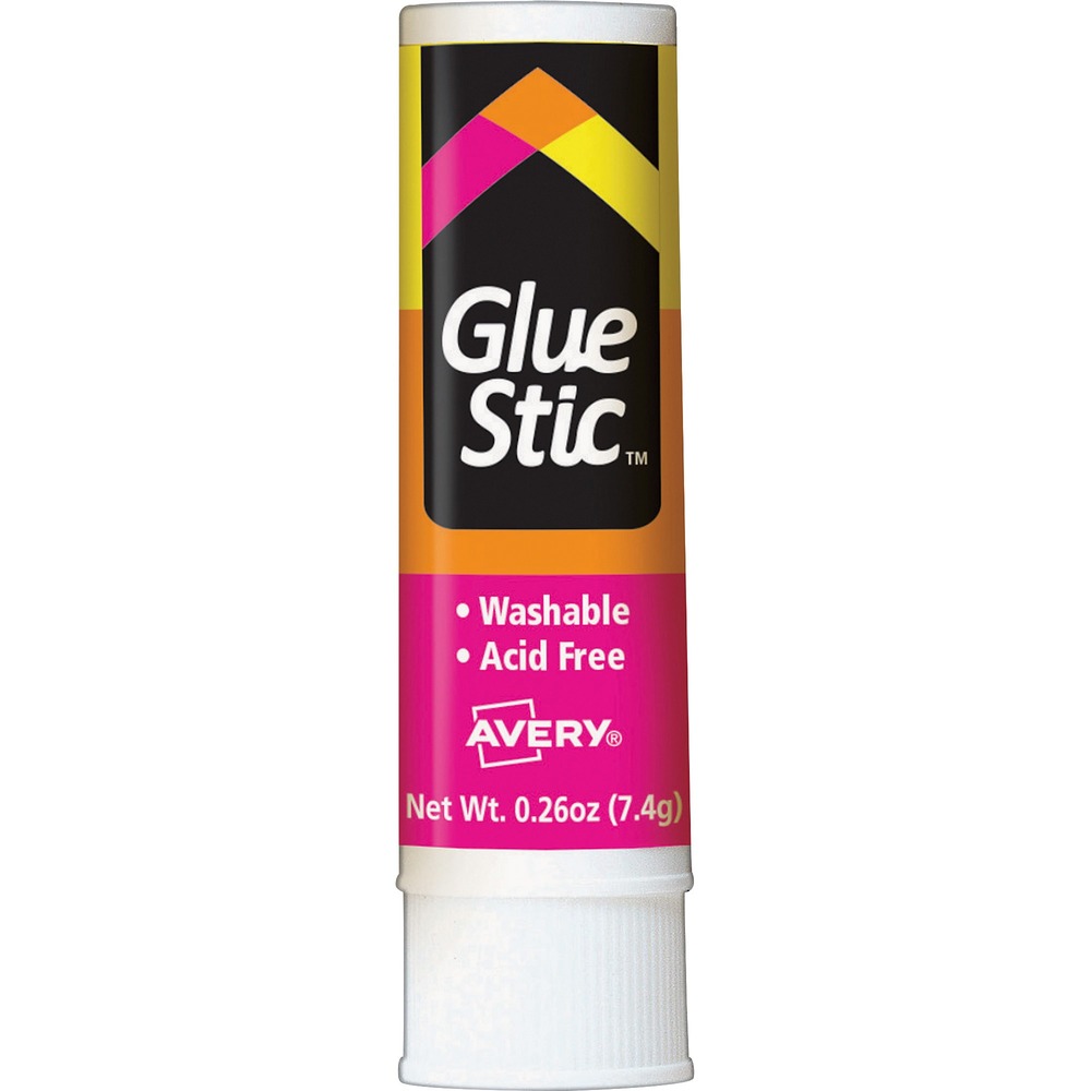 AVE00166 - Permanent Glue Stic comes with enough glue to take care of all kinds of household, business or school projects. Permanent adhesive securely fastens paper, cardboard, photographs and more for great crafting, scrapbooking and other projects. The photo-safe formula is acid-free and won't harm precious materials. Adhesive easily washes out of clothing. Nontoxic glue is ACMI certified and conforms to ASTM D4236. More from the Manufacturer