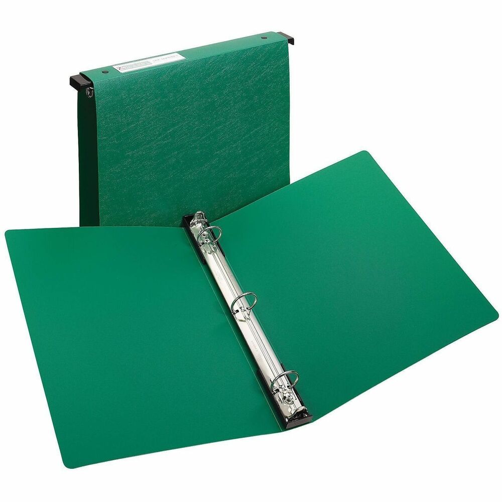 AVE14802 - Get the hang of improved organization in no time flat. Built-in hangers make this Hanging Storage Binder ideal for use with your standard, hanging file system. The nonstick poly cover is sturdy enough to give your papers the protection they need, yet flexible enough to make storage a snap. Nonstick poly material prevents ink and toner transfer. Label holder on spine helps easily identify contents. Locking metal round rings lock to ensure that your papers stay in place. The Gap Free design prohibits gapping and misalignment of rings. 1" ring capacity holds up to 175 sheets. Binder also features exposed rivets.