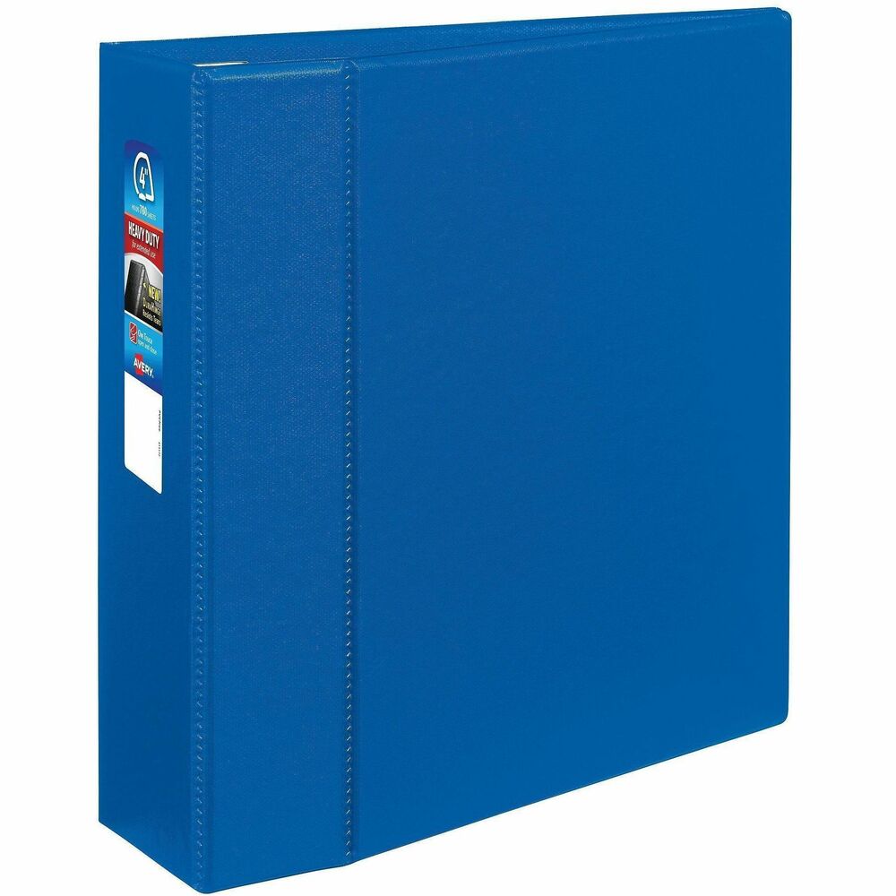 AVE79884 - This Heavy-Duty Binder with One Touch rings is perfect for extended use. From everyday referencing to classroom notes and home business use, this binder's strong enough to handle them all. DuraHinge design is stronger, lasts longer and resists tearing. The DuraEdge feature makes the sides and top more pliable to resist splitting. Deep-texture film offers a smoother finish and features a linen pattern for high-quality look and feel. Simply pull the lever to open the rings for adding, replacing and removing pages. Then push to lock the rings in place. Even when filled to its 780-page capacity, this binder still has four stacked pockets for a bit of extra space inside. More from the Manufacturer