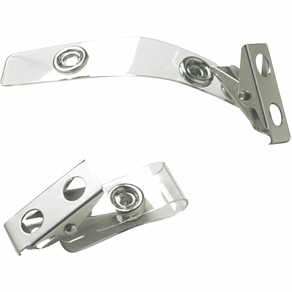 BAU68010 - ID strap clip adapter attaches to a pre-punched badge holder to hold security, ID and proximity cards. Use with chain or clip. Adapter is made of clear, sturdy vinyl. Strap clip meets or exceeds standard for RoHS compliance for lead, mercury, bromine, chrome and cadmium. More from the Manufacturer