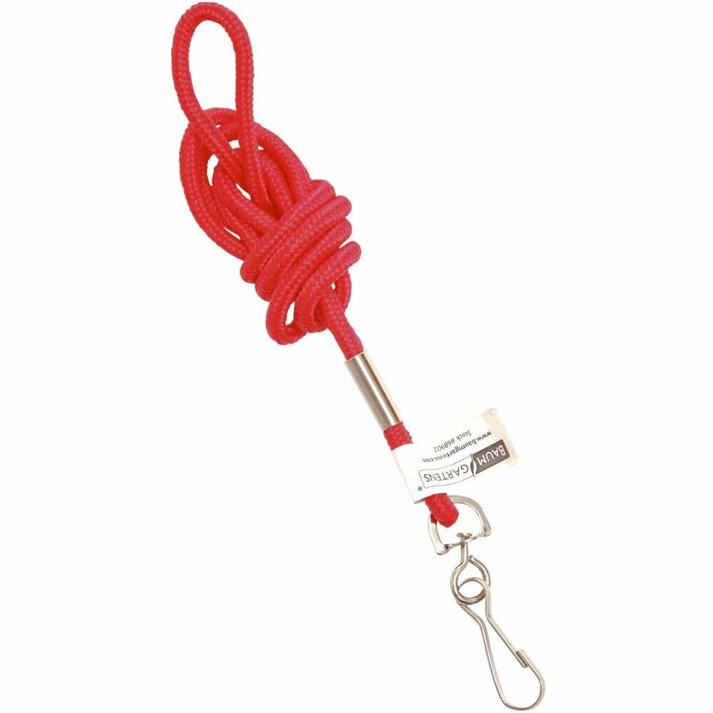 BAU68902 - Rugged cord lanyard with hook features durable, lightweight nylon for years of dependable use for ID badges, keys, whistles or anything needed with quick access. Lanyard meets or exceeds standard for RoHS compliance for lead, mercury, bromine, chrome and cadmium. More from the Manufacturer