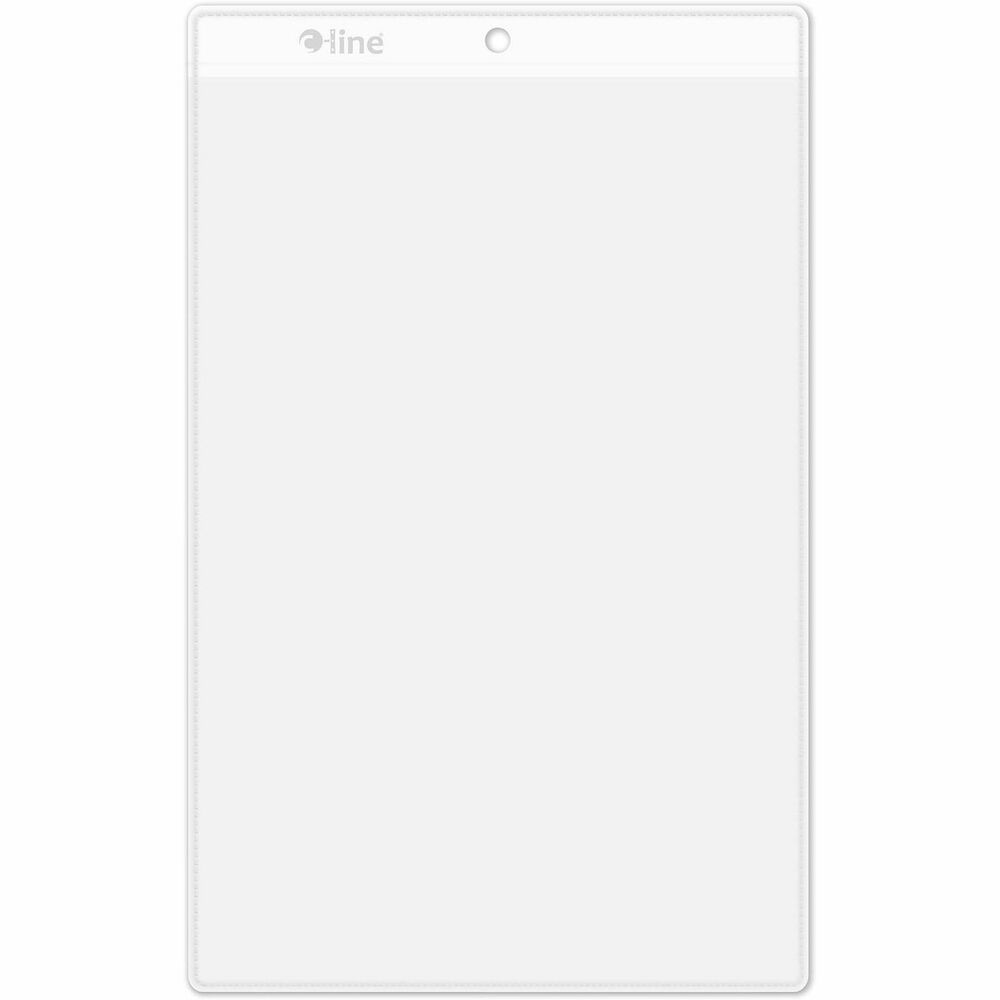 CLI80058 - Use vinyl ticket holders to store and display two-sided documents. Shop Ticket Holders keep job tickets, work orders, production schedules, inventory cards and more secure and protected. Holder is great for two-sided documents because both sides of these strong vinyl holders are clear. Welded nonrip seams hold up even in roughest environments. Punched hole at the top is designed for hanging.