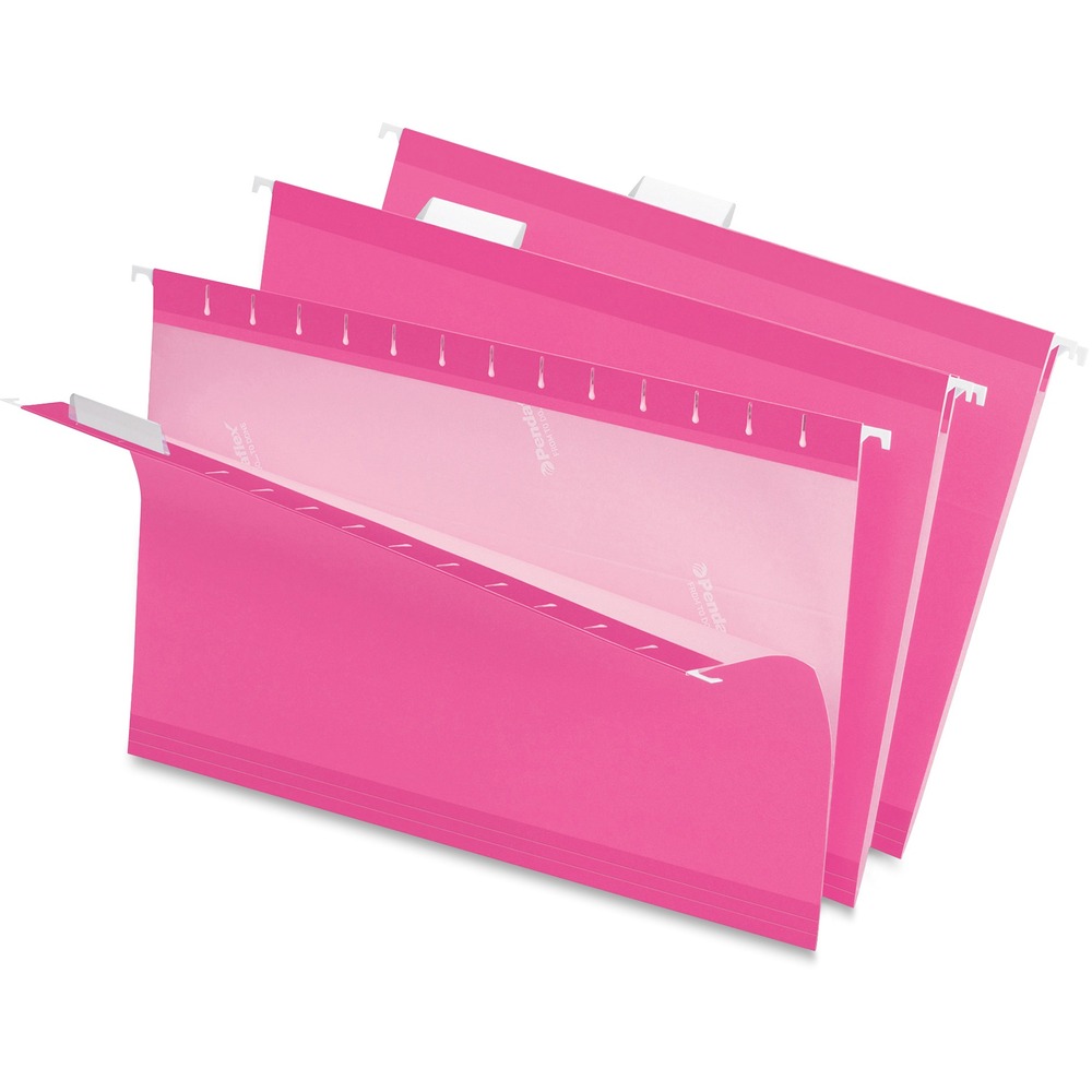 PFX415315PIN - Reinforced Hanging File Folders include letter-size, printer-ready insert sheets for use with clear tabs and a dispensing box with perforated section for easy, one-at-a-time access. Reinforced with patented polylaminate at all critical wear points. Lighter interior helps prevent misfiles.