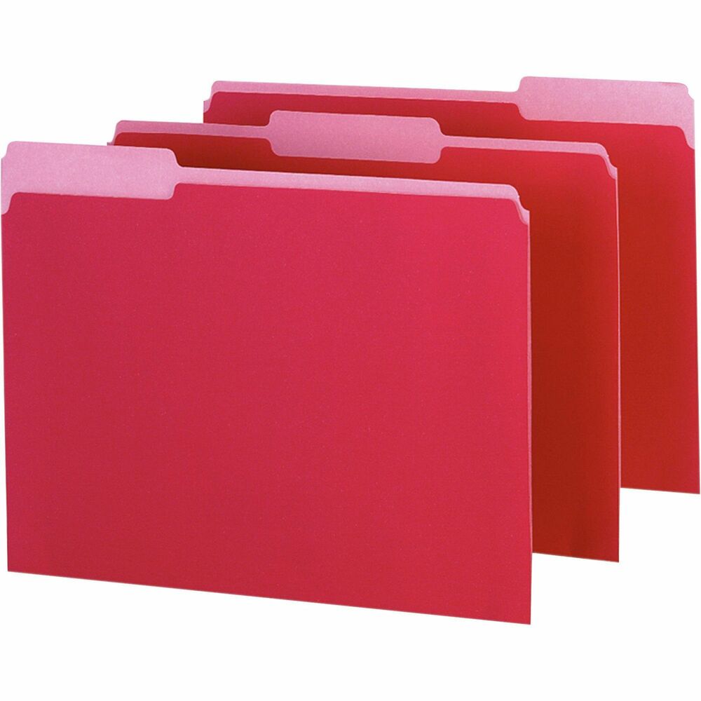 PFX421013RED - Interior folders are ideal for use with hanging folders. Folders are designed to separate groups of papers inside a hanging folder or to transfer papers from file to desk. Slightly shorter than a standard file, the folders won't obscure the hanging folder tab. Lighter interior colors help prevent misfiles.