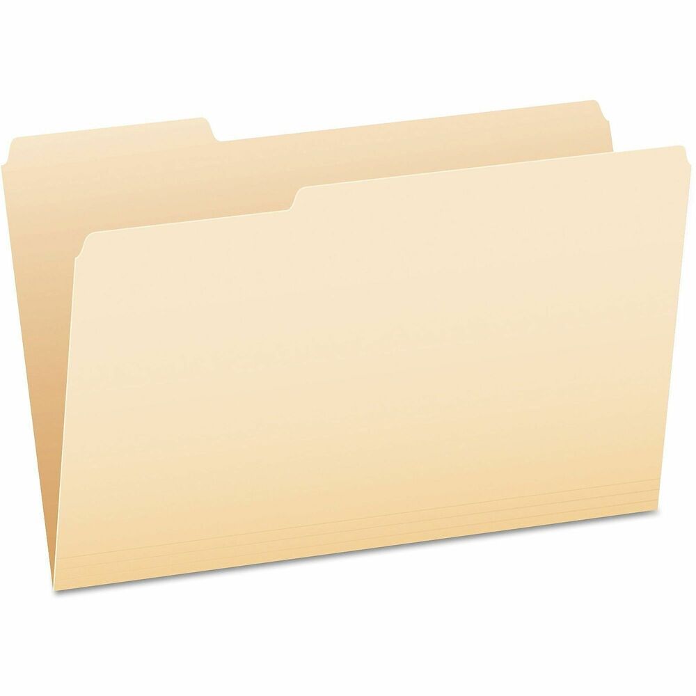 PFX75313 - Top-tab file folders last longer because they are reinforced where you need it most. Tabs are 1/2" high and undercut for label visibility. They are 1/3 cut for your filing needs. Top corners are rounded. Folders are scored for 3/4" expansion. They are made of extra-smooth, 11 point stock.