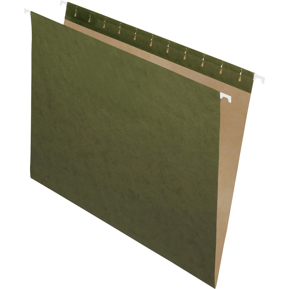 PFX81600 - Essentials Hanging Folders are perfect for everyday filing projects. For increased durability, hanging folders are equipped with crimped steel hanging rods. Rods are coated for smooth sliding.