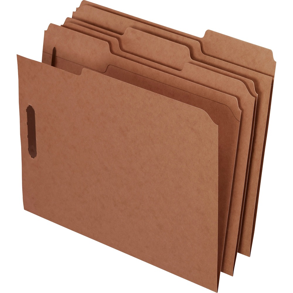 PFXFK212 - Fastener File Folders feature super-thin 2" capacity fasteners that hold hole-punched papers securely. Design also includes heavyweight, 11 point stock and reinforced top-tabs. Two embossed fasteners are in positions No. 1 and 3.