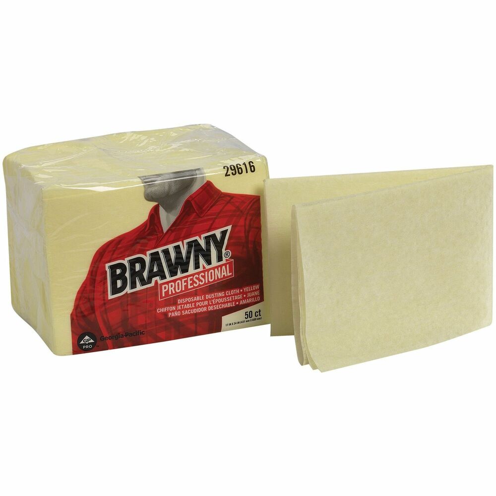 GPC29616 - Janitorial dusting wipes are specially treated with mineral oil to attract dust for quick and easy dusting duties. These larger, economical wipes are made from carded rayon material to provide excellent tensile strength for longer, more effective use - even when wet. Wipes come in space-saving, moisture-resistant poly packaging.
