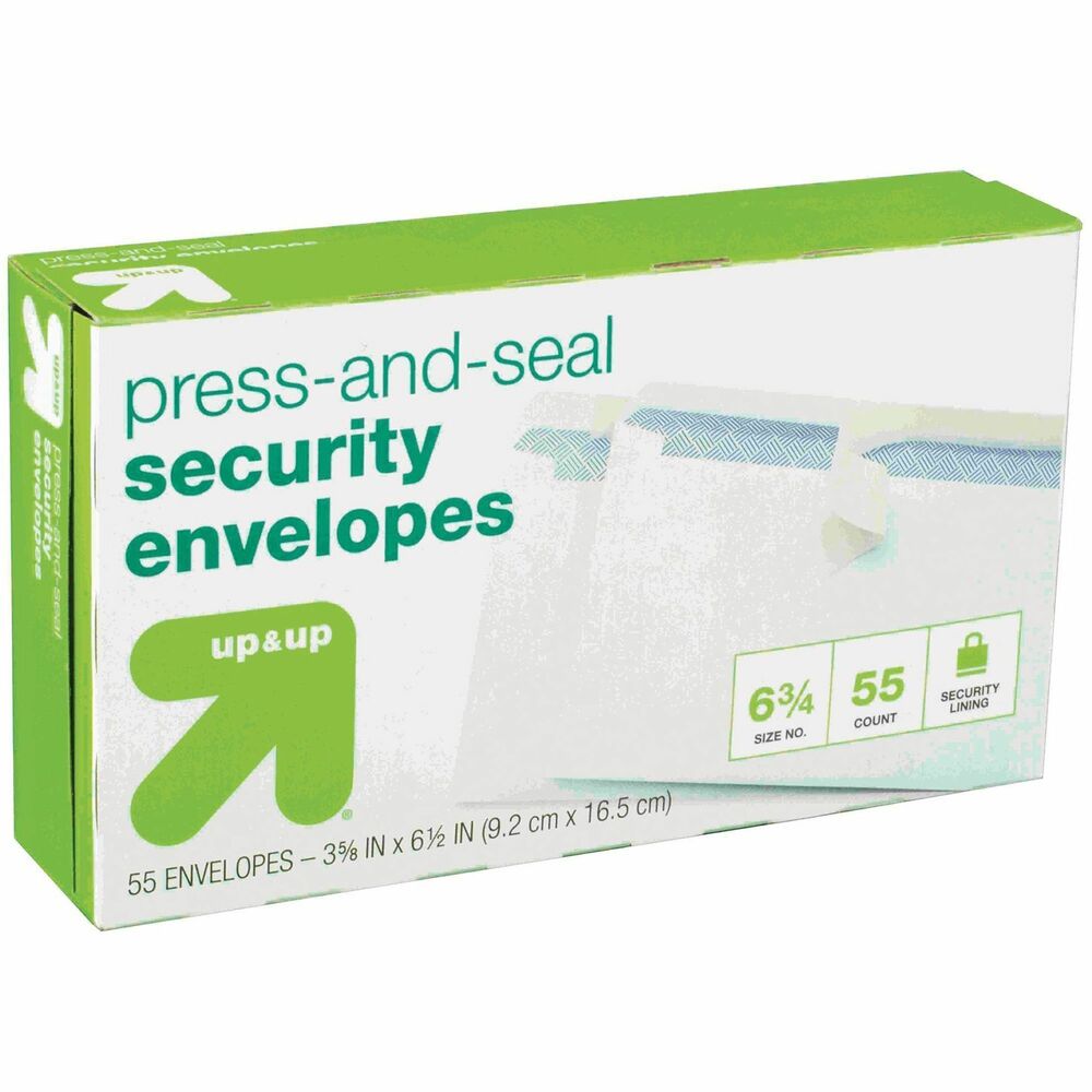 MEA75030 - Mail documents you need to keep private in these No. 6 security envelopes with a lining to shield your information. Press-it Seal-it, self-adhesive closure makes sealing the envelopes easy. Simply peel the strip, and the envelope instantly seals with no licking.