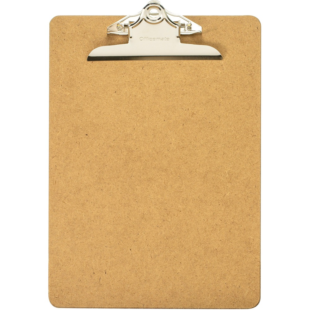 OIC Hardboard Clipboards 1" Clip Capacity 9" x 12 1/2" Clamp