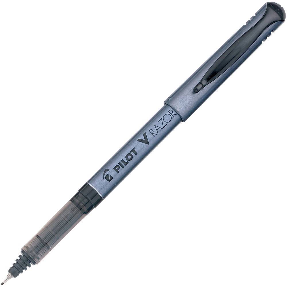 PIL11020 - V Razor Point Marker Pens feature an acrylic fiber, extra-fine point for superior ink flow and smooth writing. Tough plastic, 0.5mm line delivers unique liquid ink formula. Uncapped barrel reveals a visible, long-lasting ink supply.