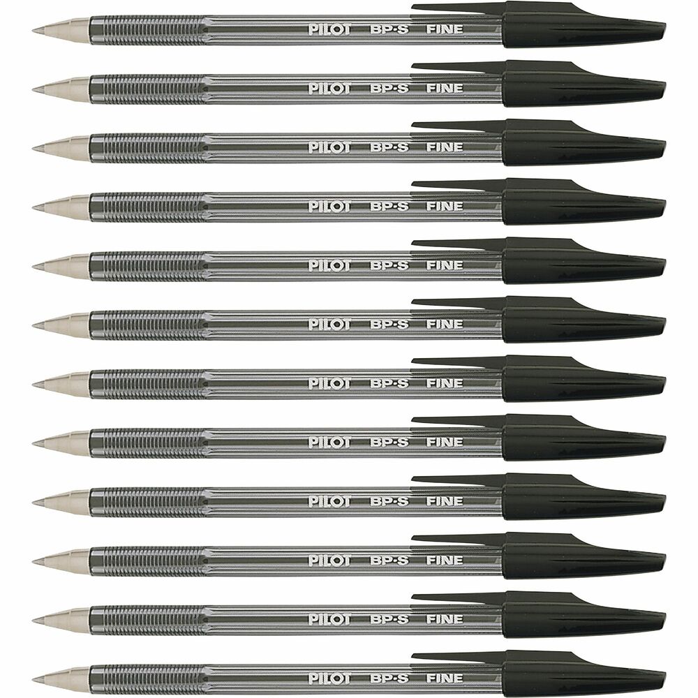 PIL35011 - Better Ballpoint Pens write smooth, clean lines. High-quality, stainless steel tip delivers a smooth, crisp stroke with no skipping or clogging. A comfortable, ribbed finger grip offers enhanced writing control. Refillable ballpoint pen also includes a tinted barrel to reveal ink supply.