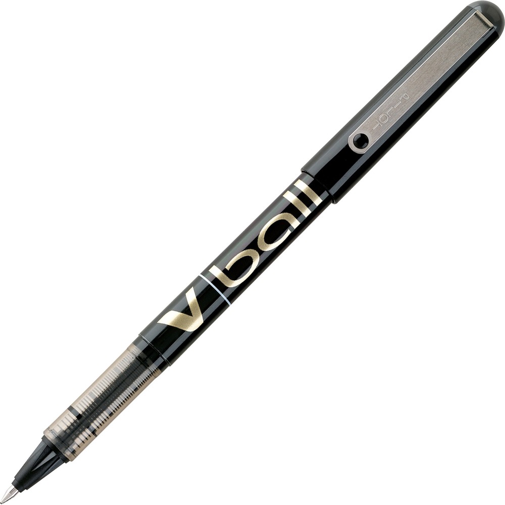 PIL35112 - VBall Pen features a liquid ink feed system that assures smooth, skip-free and consistent writing. Ink does not smear or blot. The visible ink supply shows when ink is running low.