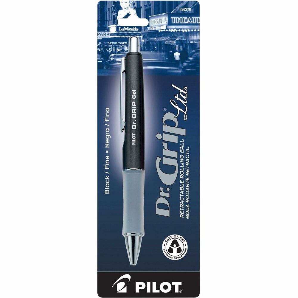 PIL36270 - G2 Limited Retractable Gel Roller lets you enjoy writing perfection in a sophisticated metallic body with rich silver accents. Metal clip provides rich detailing. Experience a dynamic gel ink formula that's smooth writing with a 0.7mm fine point. Featuring a rubber grip for writing comfort, G2 Limited is the stylish writing instrument you have been looking for. Ergonomic cushion grip alleviates writing fatigue. Refill with G2 gel ink refills.