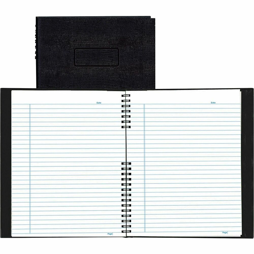 REDA10200BLK - NotePro notebook features twin-wire binding to allow it to lie flat when open for easy handwriting. Included self-adhesive tabs, index sheet and storage pocket help you stay completely organized to keep you working efficiently. Ruled pages are microperforated for quick, clean removal. Lizard-like hard cover keeps your notes safely protected for secure storage and transportation. Notebook is perfect for work, school, home and more.