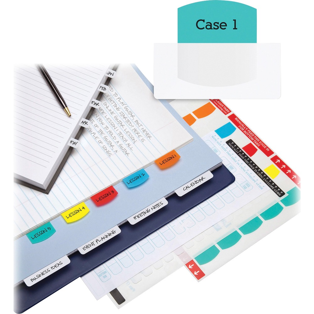 RTG39020 - Create professional quality indexes without the expense of custom index sets. Nontoxic tabs feature self-stick permanent adhesive and attach to side or bottom of any size page for maximum flexibility. Refill packages include templates and instructions.