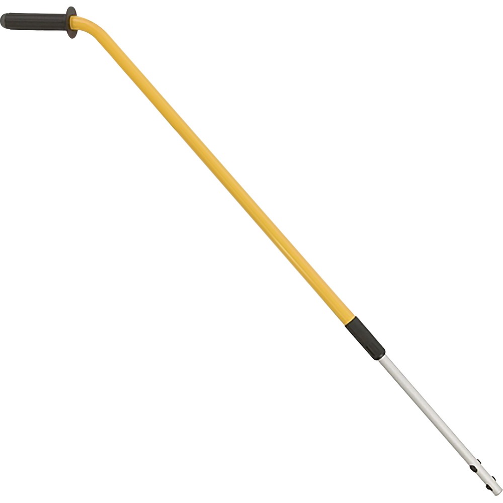 RCPQ76000 - Quick Connect Ergo Adjustable Handle features a user-friendly bend and grip for more comfortable use. Lightweight aluminum construction improves productivity. One-step connecting mechanism speeds mop assembly and changeover.