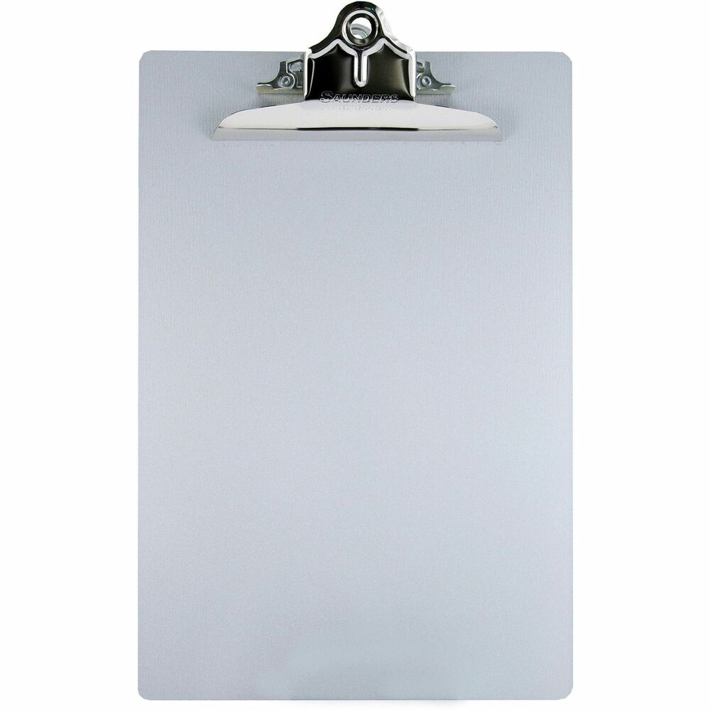 SAU22517 - Clipboard features a heavy-duty construction that provides immense strength and durability for long-lasting use in nearly any environment. High-profile clip with a built-in hanging hole keeps up to 1" of letter-size papers tightly secured. Smooth aluminum base serves as a sturdy writing surface to help keep your writing neat and legible wherever your work takes you. Clipboard is perfect for warehouse workers, students, teachers, delivery drivers, contractors, trade professionals and more.