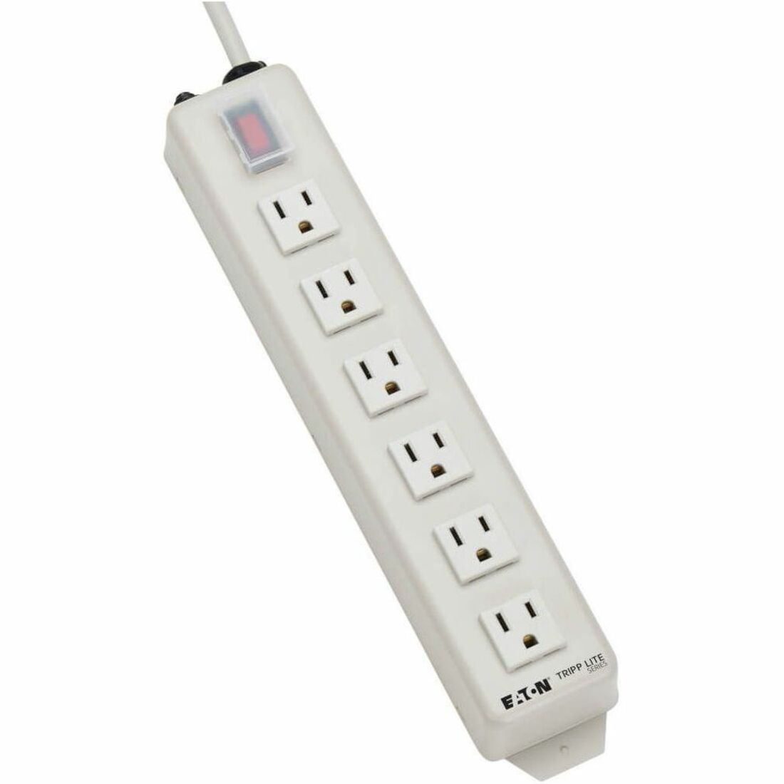 Tripp Lite Power It! 6 Outlets Power Strip with Metal Housing - NEMA 5-15P - 6 NEMA 5-15R - 1.83m