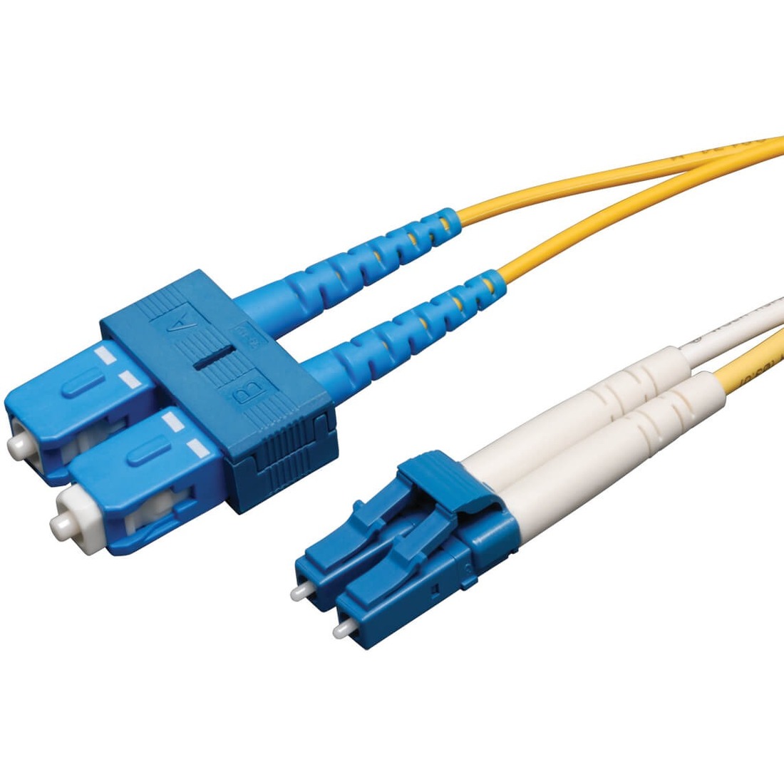 Tripp Lite Fiber Optic Duplex Patch Cable - LC Male - SC Male - 3m - Yellow