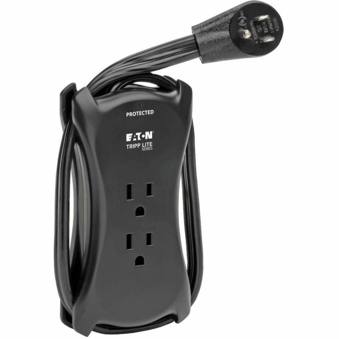 Tripp Lite Protect It! TRAVELER3USB 3-Outlets Surge Suppressor - 3 x NEMA 5-15R, 2 x USB - 1.80 kVA - 1050 J - 125 V AC Input - 125 V AC Output