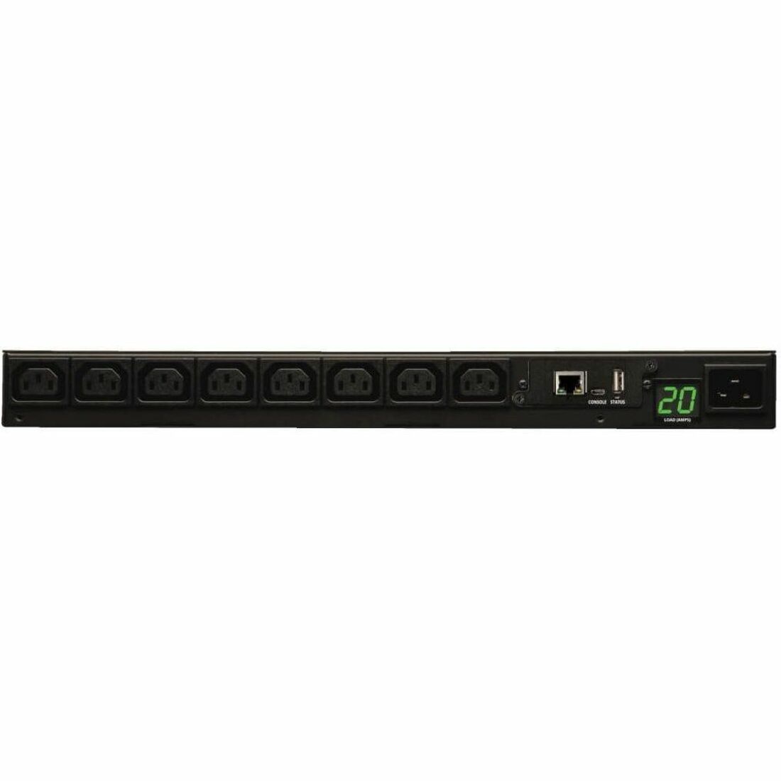 Tripp Lite Monitored PDU, 8 Outlets (C13), 208/220/230/240V, C20/L6-20P Adapter,