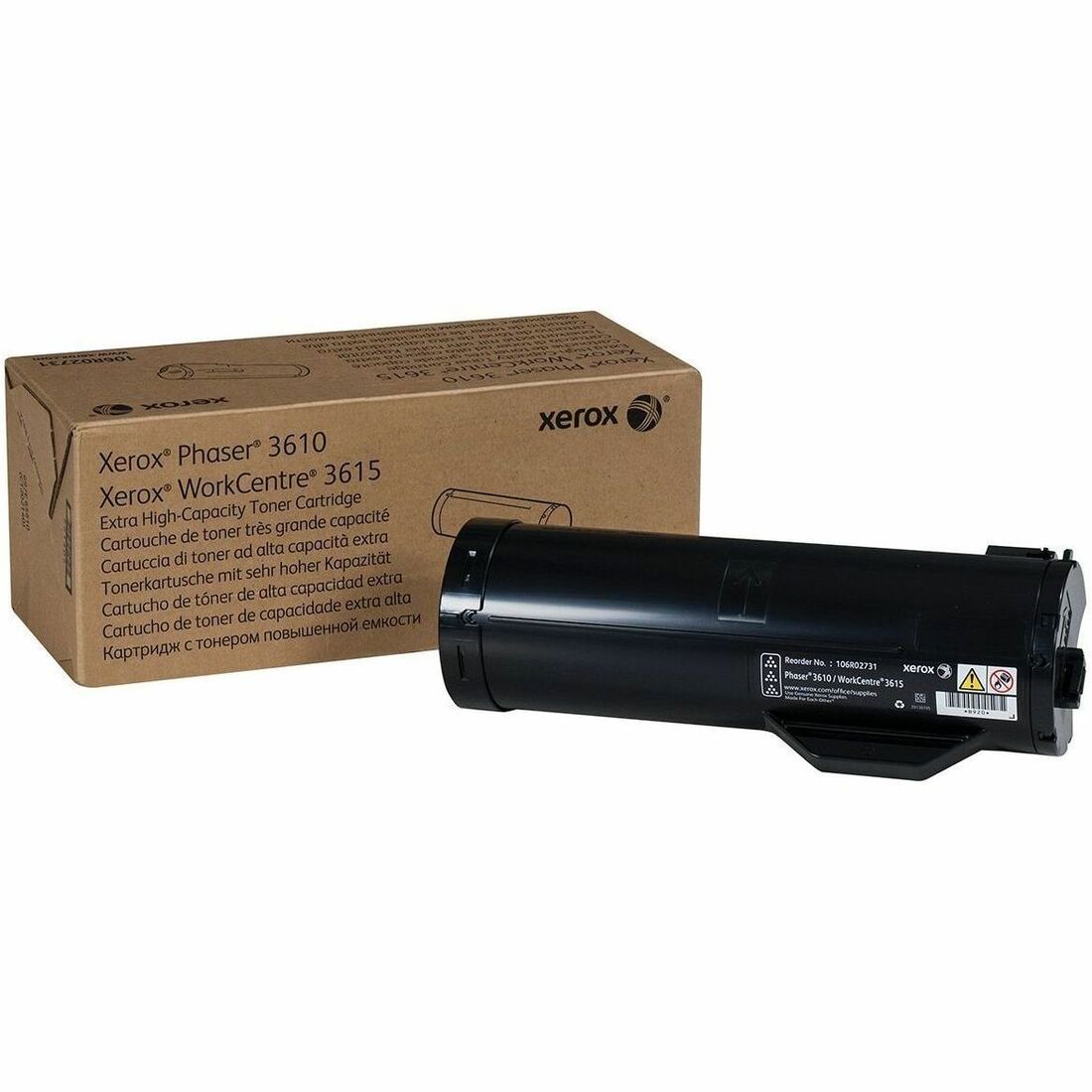 Xerox Original Extra High Yield Laser Toner Cartridge - Black - 1 Each
