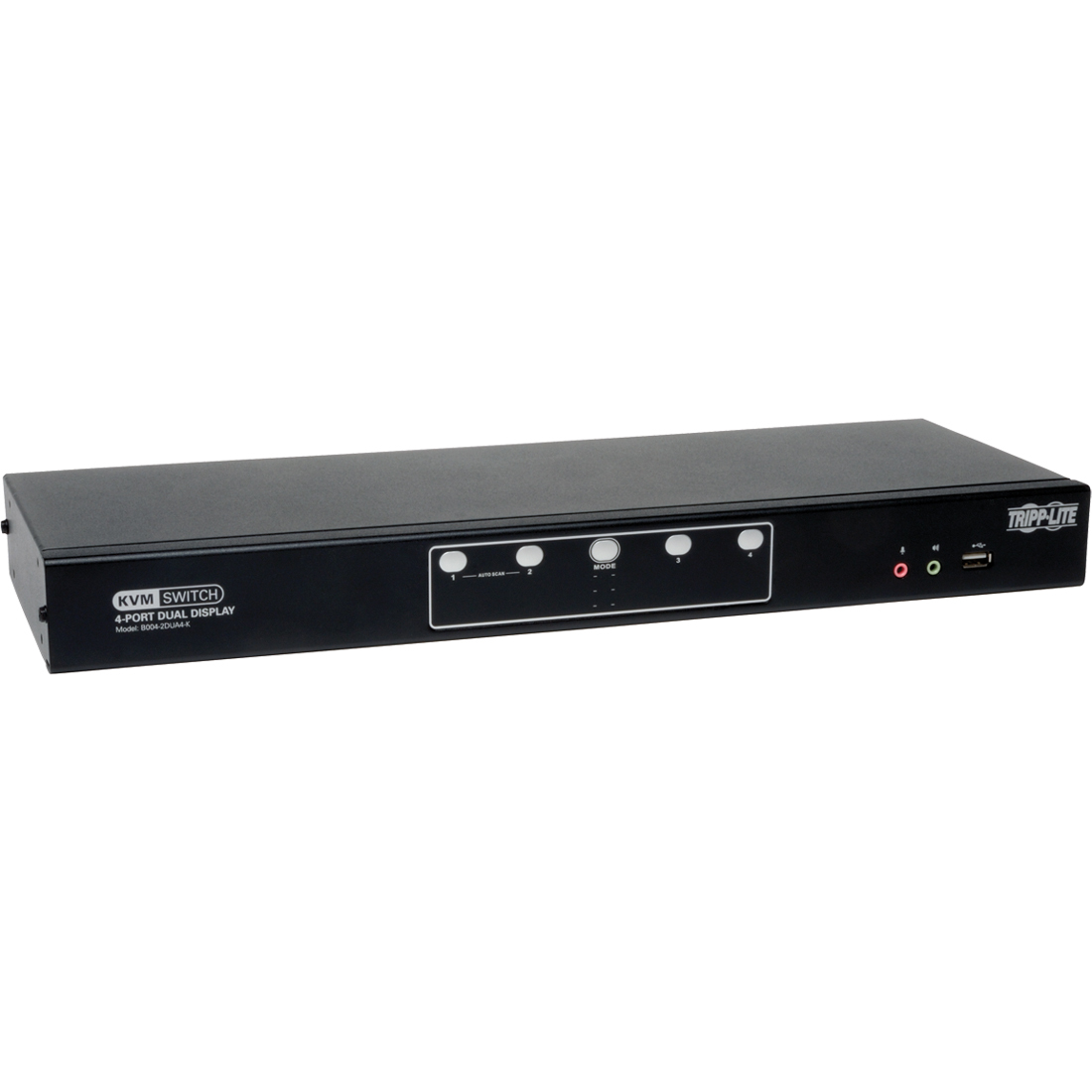 Tripp Lite by Eaton 4-Port Dual Monitor DVI KVM Switch with Audio