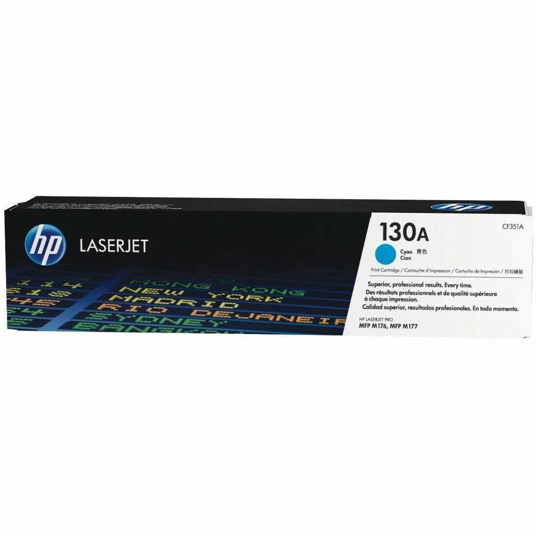 HP 130A Original Laser Toner Cartridge - Cyan - 1 Each - 1000 Pages