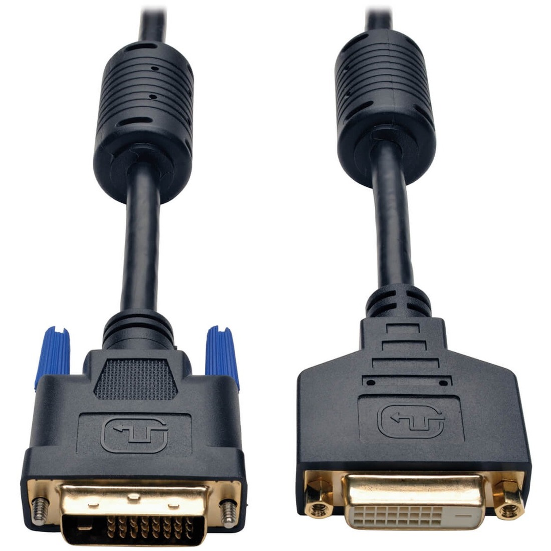 Tripp Lite 10ft DVI Dual Link Extension Digital TMDS Monitor Cable DVI-D M/F 10' - 10 ft DVI Video Cable for Video Device, Projector, TV - First End: 1 x DVI-D (Dual-Link) Digital Video - Male - Second End: 1 x DVI-D (Dual-Link) Digital Video - Female - E