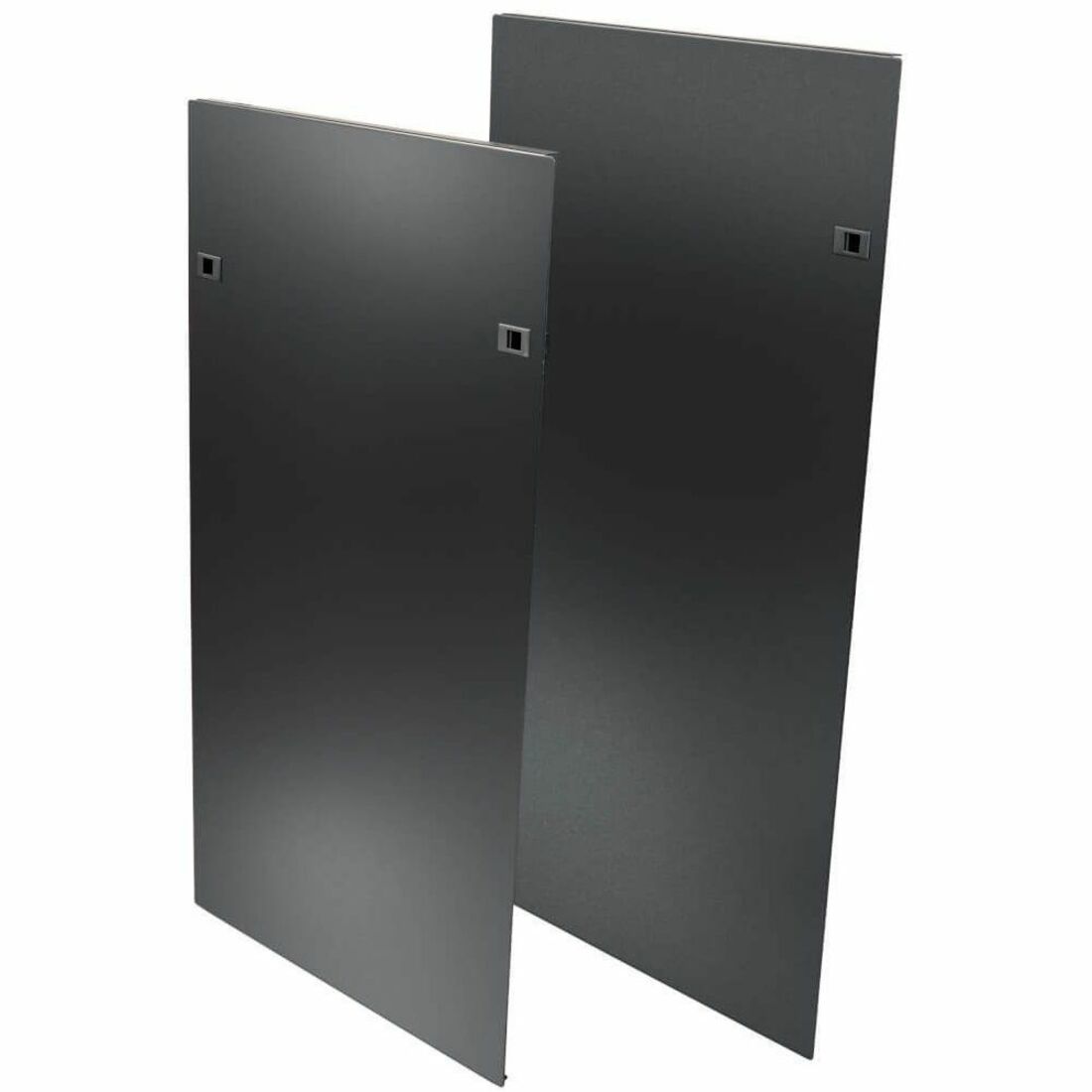 Tripp Lite 48U SmartRack Heavy-Duty Open Frame Side Panels with Latches - Black - 48U Rack Height - 2 Pack