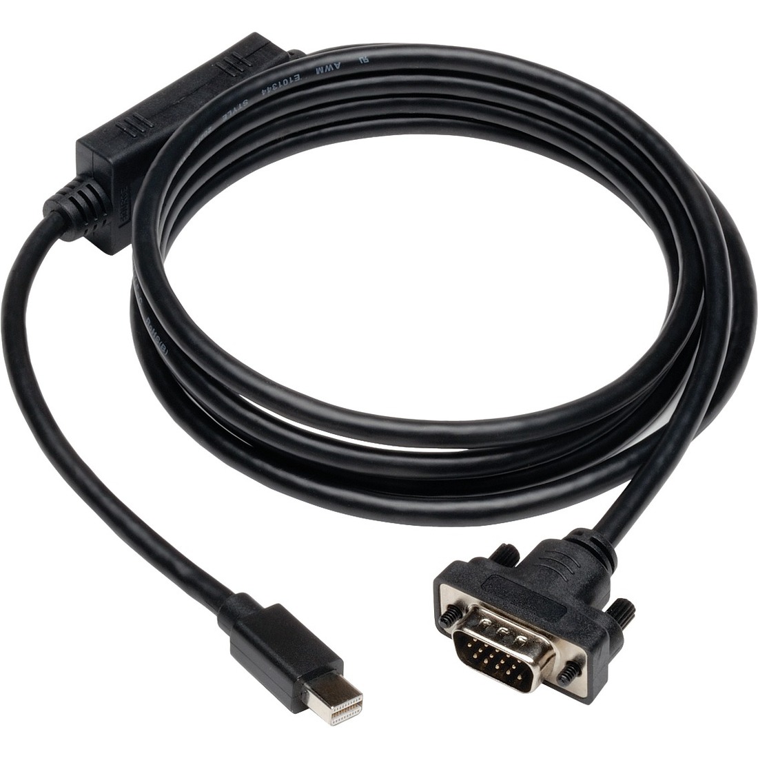 Tripp Lite P586-010-VGA-V2 Mini DisplayPort 1.2 to VGA Active Adapter Cable, 10 ft. - 10 ft DisplayPort/VGA Video Cable for Video Device, Projector, TV, Graphics Card, Monitor - First End: 1 x 15-pin HD-15 - Male - Second End: 1 x Mini DisplayPort 1.2 Dig
