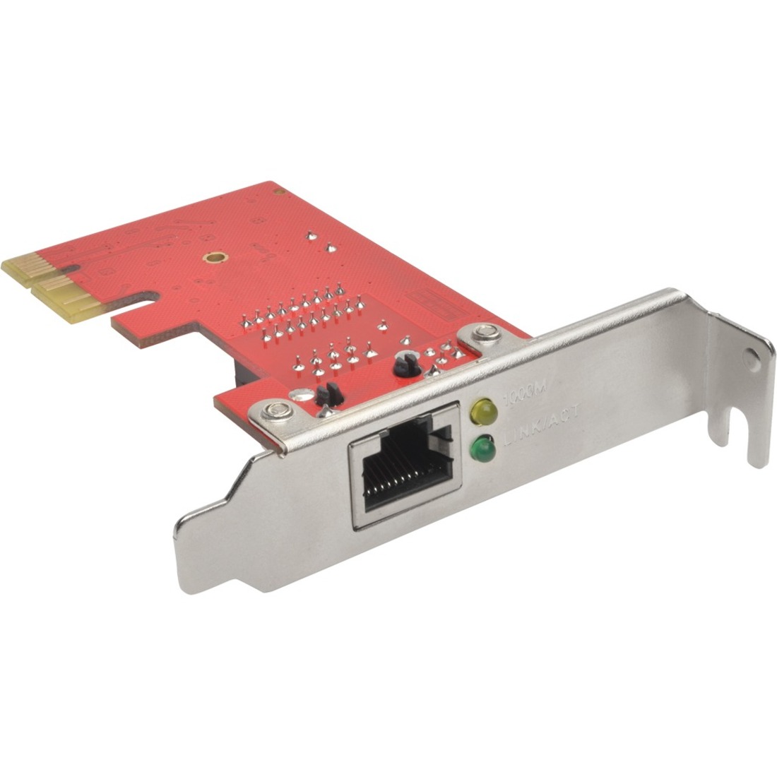 Tripp Lite 1-Port Gigabit Ethernet (GbE) PCI Express (PCIe) Card, Low Profile - PCI Express 1.1 - 1 Port(s) - 1 - Twisted Pair - 10/100/1000Base-T - Plug-in Card