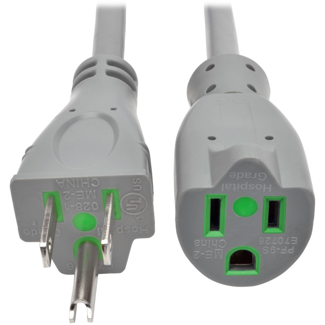 Tripp Lite P024-006-GY-HG Power Extension Cord - 125 V AC15 A - Gray - 6 ft Cord Length
