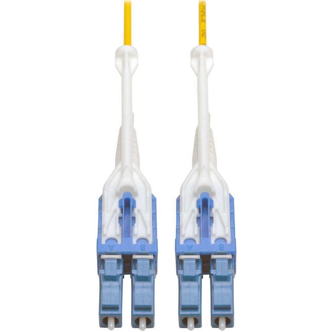 Tripp Lite N370-03M-T Duplex Singlemode 9/125 Fiber Patch Cable, Push/Pull Tabs, 3 m - 10 ft Fiber Optic Network Cable for Patch Panel, Switch, Network Device - First End: 2 x LC Network - Male - Second End: 2 x LC Network - Male - 10 Gbit/s - Patch Cable